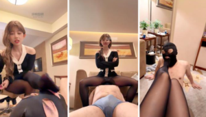 【一茶】高跟黑丝踩踏-品尝脚丫-97LZTD-8345415610