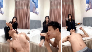 【少萝】玉足挑逗前男友-97LZTD-83454157135