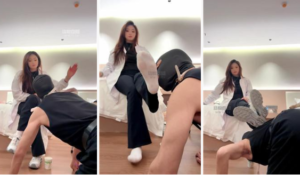 【煊赫大人】运动后原味鞋袜辱-97LZTD-83454157147