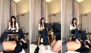 【雪梨大人】滴蜡-原味白袜玩贱奴-97LZTD-83454157151