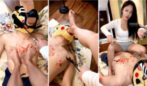 【龙妈】强制滴蜡闻臭鞋场-97LZTD-8345415717123