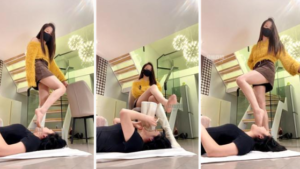 【晨颜S】高跟靴深喉丝足深喉【双视角版】-97LZTD-8345415717227