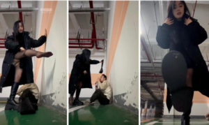 【芊芊Lucky】车库内暴力虐打偷拍狂-97LZTD-8345415717299