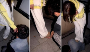 【双子】户外开发小妹踩狗爪-97LZTD-8345415717303