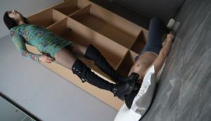 【彼岸花】平底靴踩狗头蹦剁踩踏-97LZTD-8345415717322