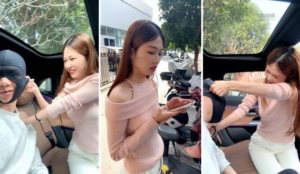 【Vito】粉系少女车内调狗-97LZTD-8345415717363