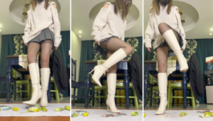 【ToKNai】嗵嗵白色长靴冻鹦鹉标本（死的） -97LZTD-8345415717384