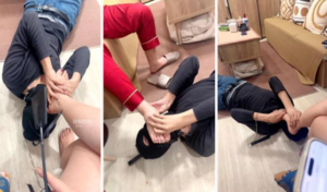 【月亮夫妻】高贵少妇的脚下奴-97LZTD-8345415717405