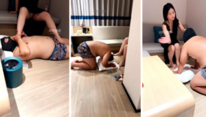 【霓鹿情侣】高跟丝袜美腿玩虐【下】-97LZTD-83454157174449