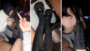 【Vito】长靴黑丝车内玩奴-97LZTD-8345415717447