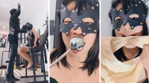 【靴嘉倪主人】束缚椅调母狗-97LZTD-83454157174516135