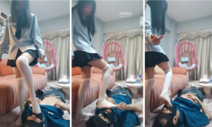 【萝莉收割机】可爱小主白丝踩虐-97LZTD-83454157174516138