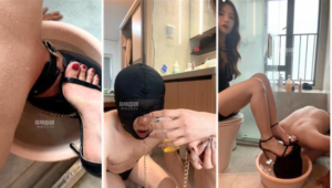 【子琳】狗链遛狗-强制淋浴-97LZTD-8345415717451618441