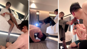 【牙乖乖】白袜塞嘴-狠抽耳光【双视角版】-97LZTD-8345415717451618502111253