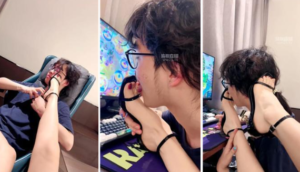 【女神mio】电竞女神的脚下奴-97LZTD-83454157174516185021112931