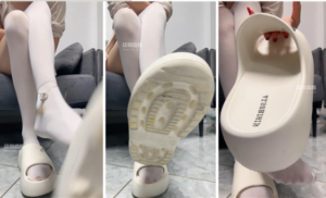 【第一视角】【酒鸽】锁奴白丝拖鞋-97LZTD-83454157174516185021112941203102