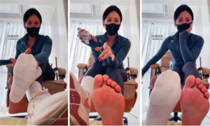 【第一视角】【冷颜】运动鞋白棉袜-97LZTDGXFC-0000020