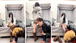 【九月】学生妹长靴踩小黄毛-97LZTDGXFC-00000313202