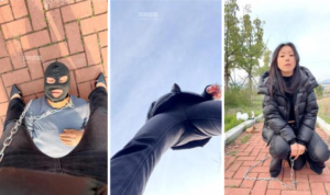 【芝芝女王】户外铁链遛狗场【完整版】-97LZTDGXFC-000003132702191