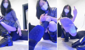 【灵竹】长靴踩虐-坐脸窒息-97LZTDGXFC-000003132702245