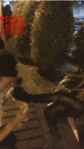 女主公园长椅调贱狗