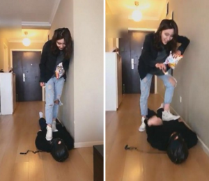 【小贝】骑乘钻裆踩踏口水