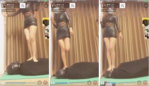 婧児小主-肉丝长靴踩踏调教