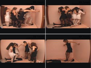 7 Girl Black And White Trample