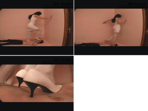 7 Girl Black And White Trample