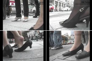偷拍街上美女高跟鞋