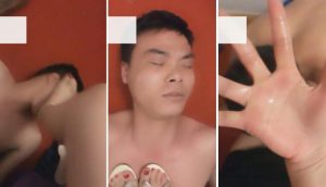 【东莞女S琳琳】调教小脚奴