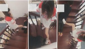 【milanna】小白鞋皮鞭踩踏贱狗