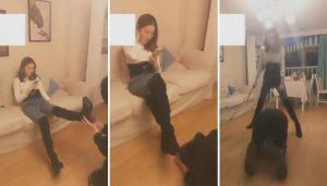 桑爷，骑马钻跨、口水踩踏