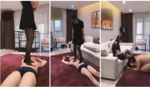 【ViVi】高跟重度踩踏脚耳光