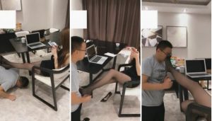 ViVi,调教猥琐的同事