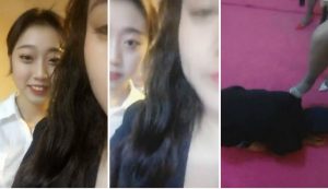 上海四女王玩弄狗奴吃烟灰 鞭打踩踏