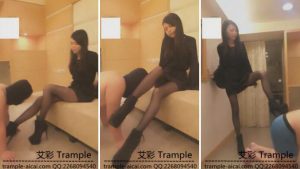 台湾女神联盟伊娃调教恋足犬让他记住我的味道