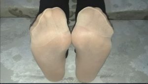 模拍视频 足疗技师李玲厚短肉丝特写