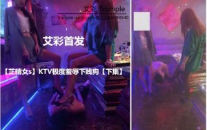 【芷晴女s】KTV极度羞辱下贱狗【下集】
