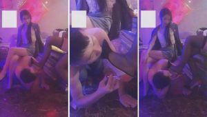 【芷晴女s】KTV极度羞辱下贱狗【下集】