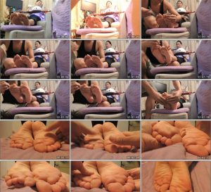 拉丁舞演员练舞之后的原味美足