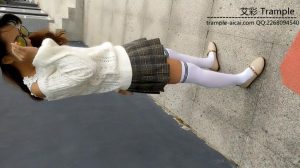 小姐姐白丝袜踩蚂蚁