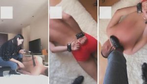 【苏墨墨】捆绑直接抽废贱狗