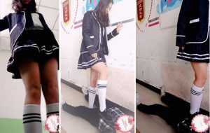 学姐在教学楼里的免费服务