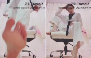 震惊！霸气小腰跆拳道服第一视角羞辱狠踢女m