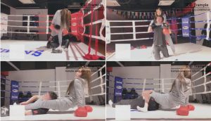 【VIVI】超残忍-把M当沙包练拳击嘞脖窒息