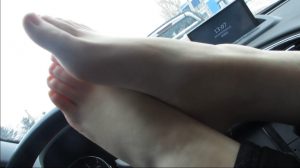 雪后的刘老师玉足