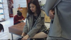 晚春鞋店棉袜试鞋MM合集[0151]