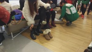 新春棉袜MM鞋店试鞋大放送[0418]