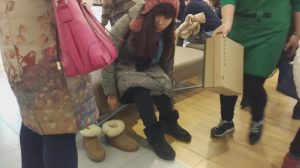 新春棉袜MM鞋店试鞋大放送[0418]